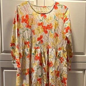 Floral Long Sleeve Dress